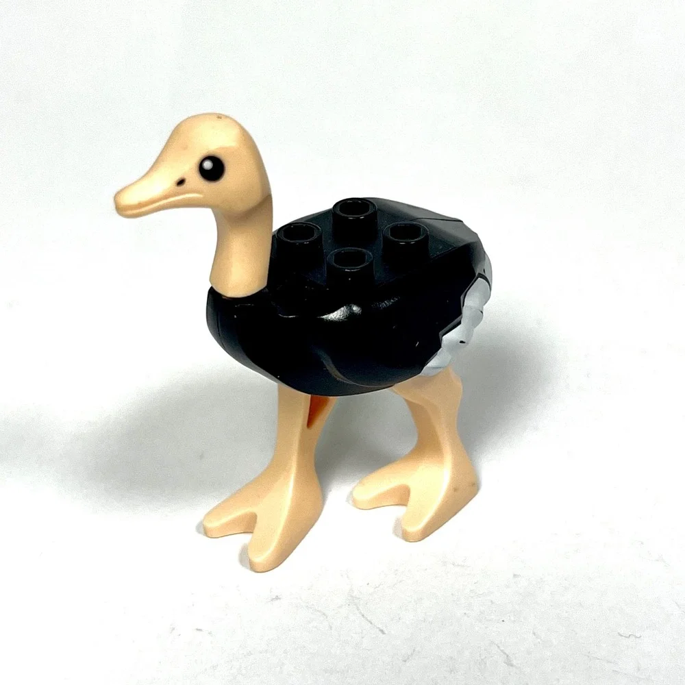 LEGO Prince of Persia Ostrich Animal Black Body Light Nougat Head Legs 7570